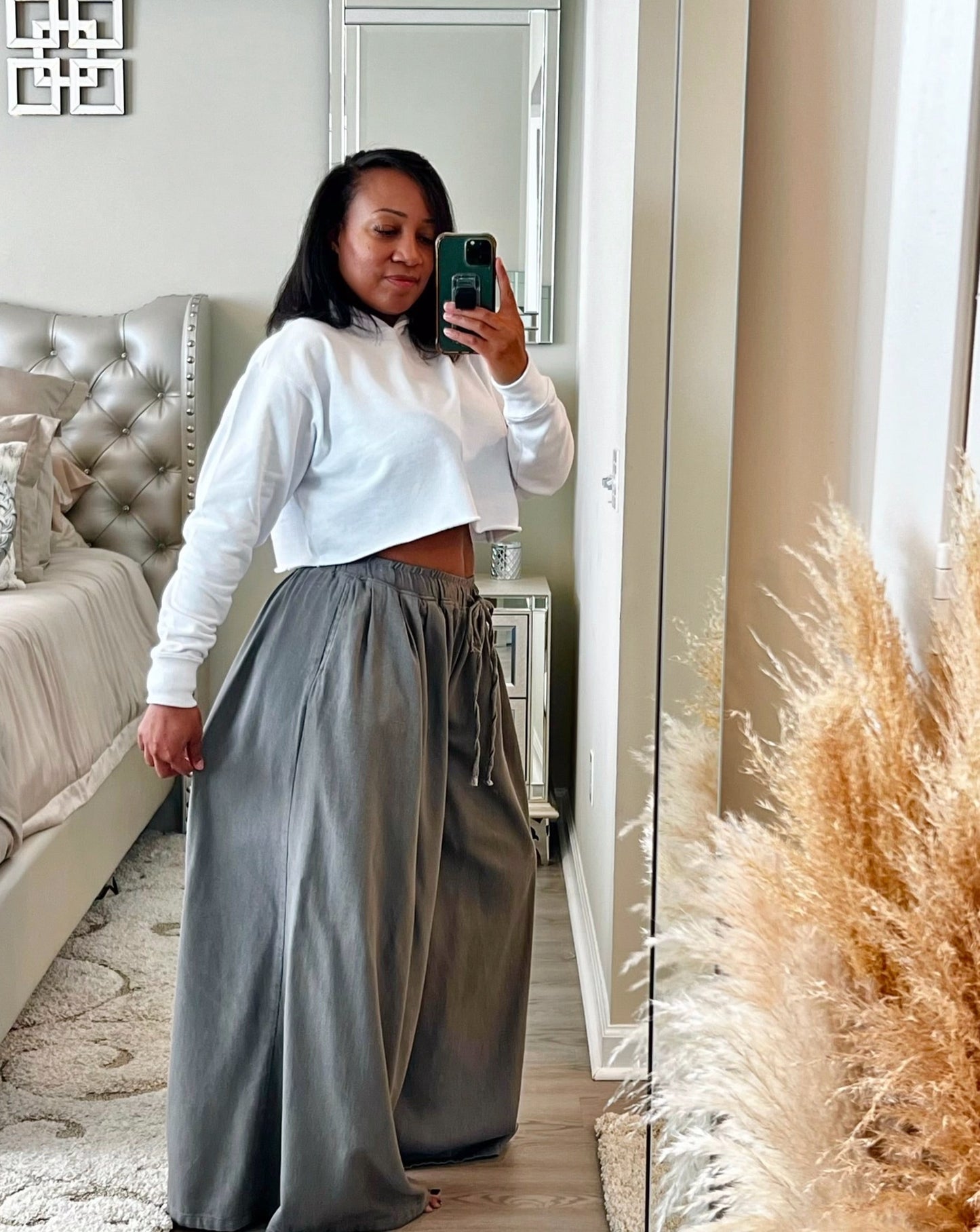 Dioor Denim Wide Leg Pants ***LG FITS PLUS! READ FULL DESCRIPTION BEFORE ORDERING, TO ORDER CORRECT SIZE!***
