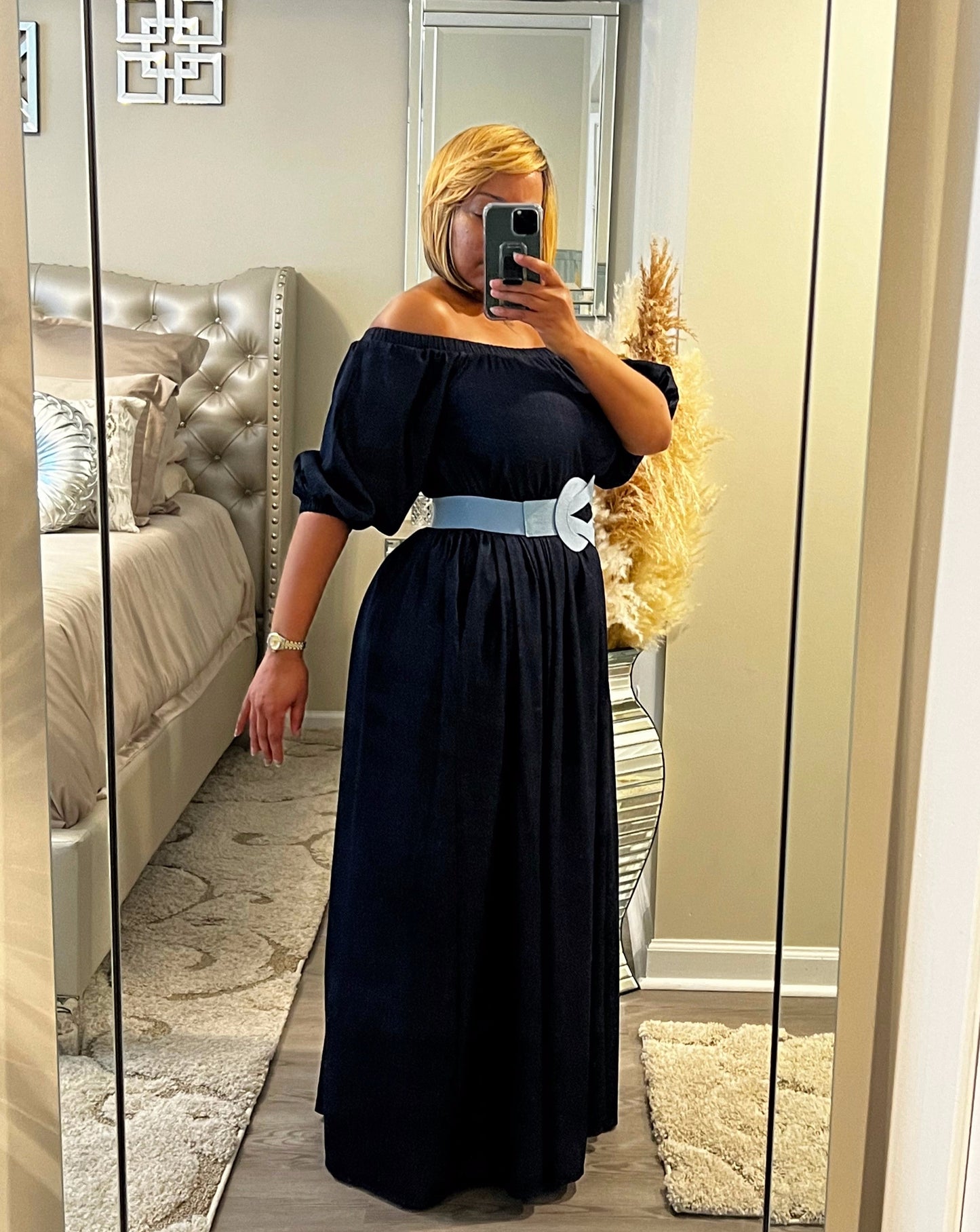 Maxed Out Denim Maxi Dress