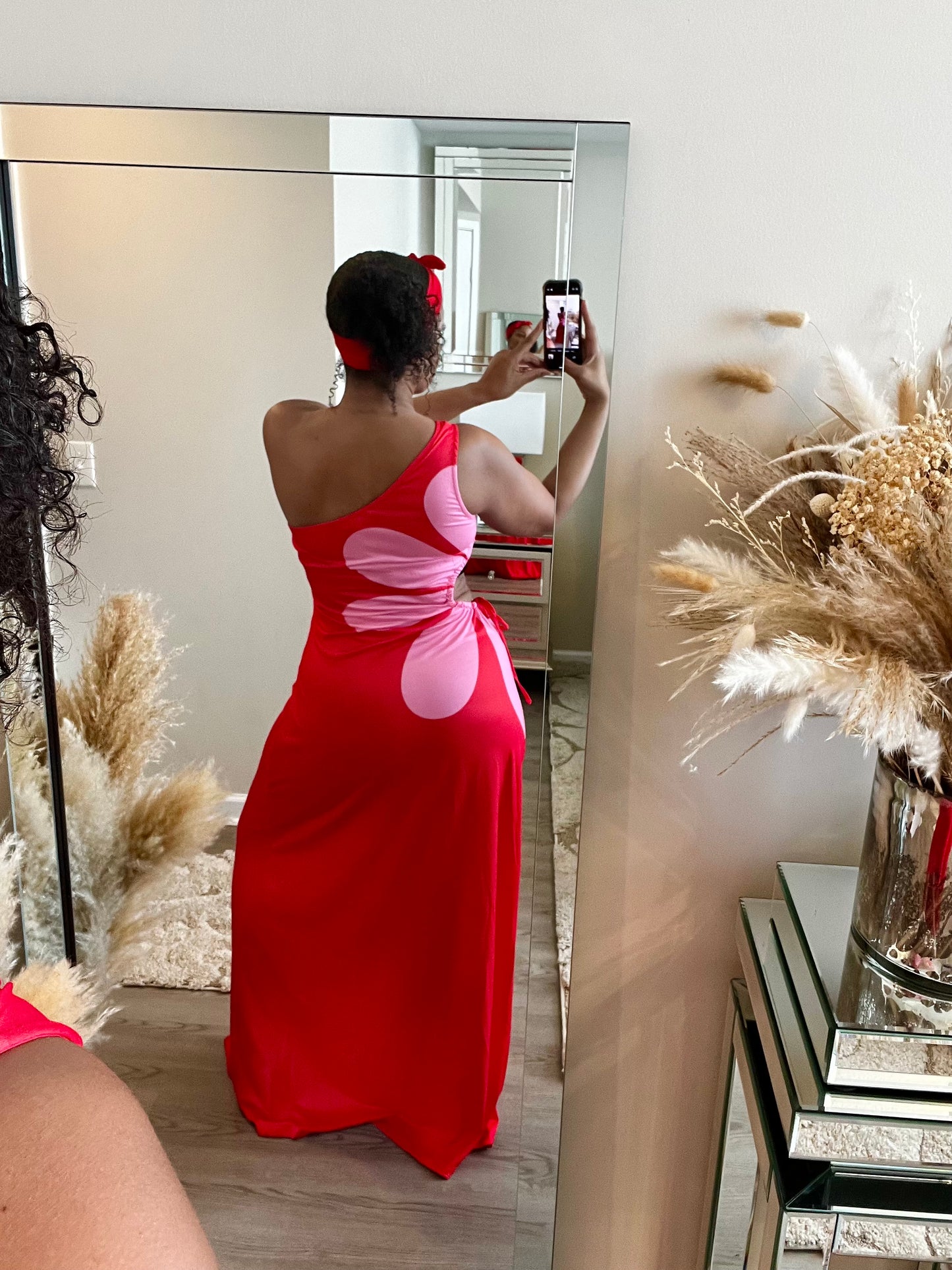 Cosmos Flower Maxi Dress