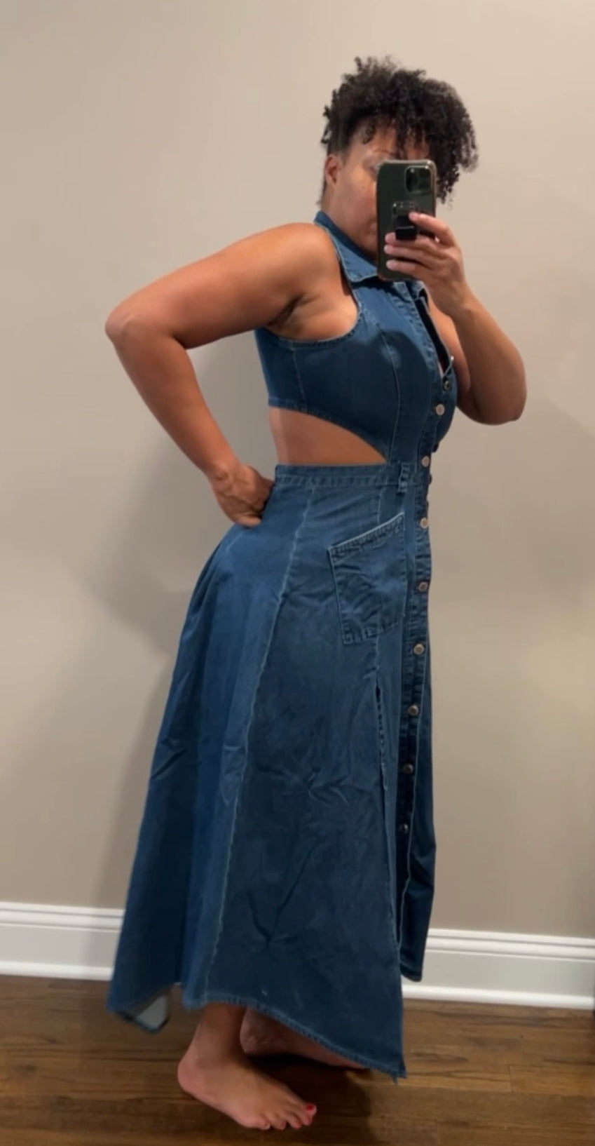 Oh Yes Ma’am Denim Dress