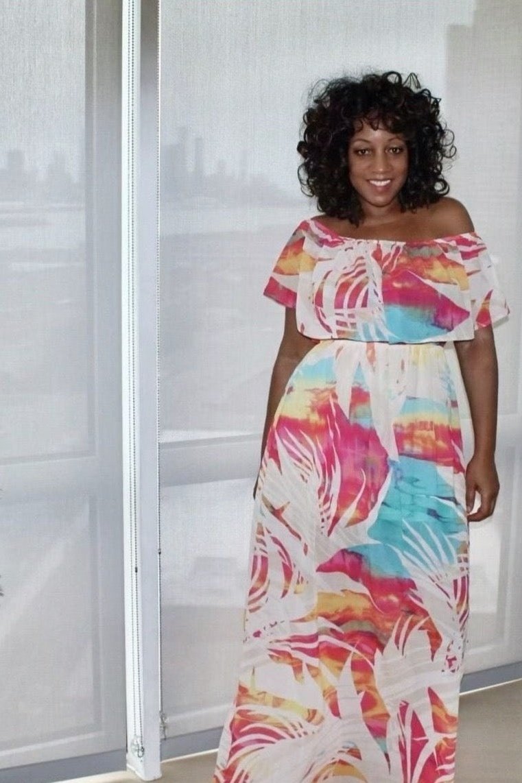 summer breeze maxi dress Summer Breeze Maxi Dress(Pink) Small / Pink