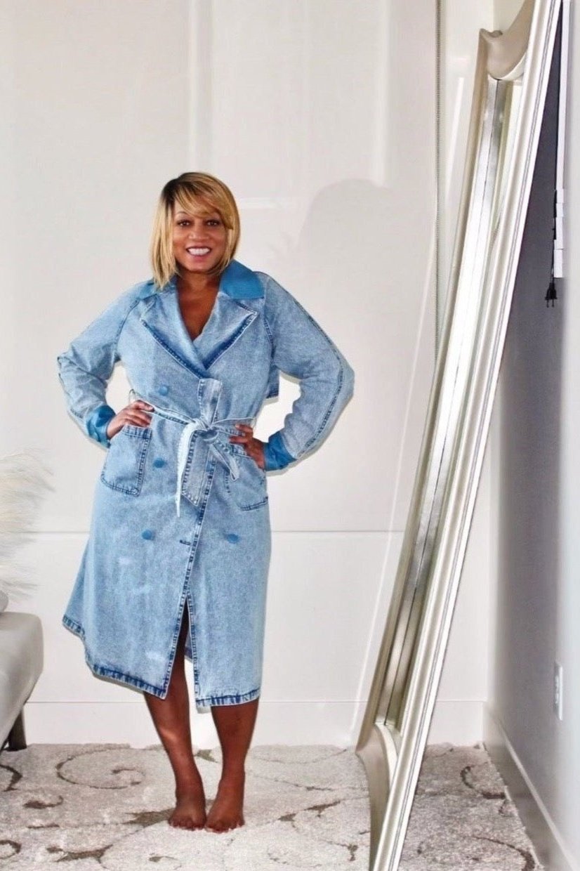 JeNell Denim Trench 30% OFF NOW! *no code needed*