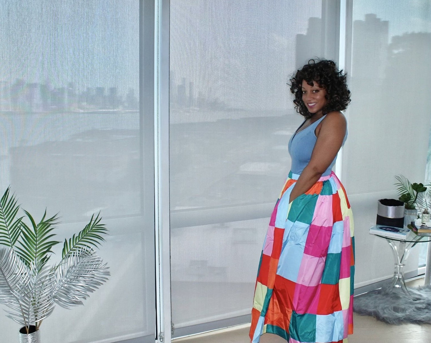 No Squares Allowed Maxi Skirt