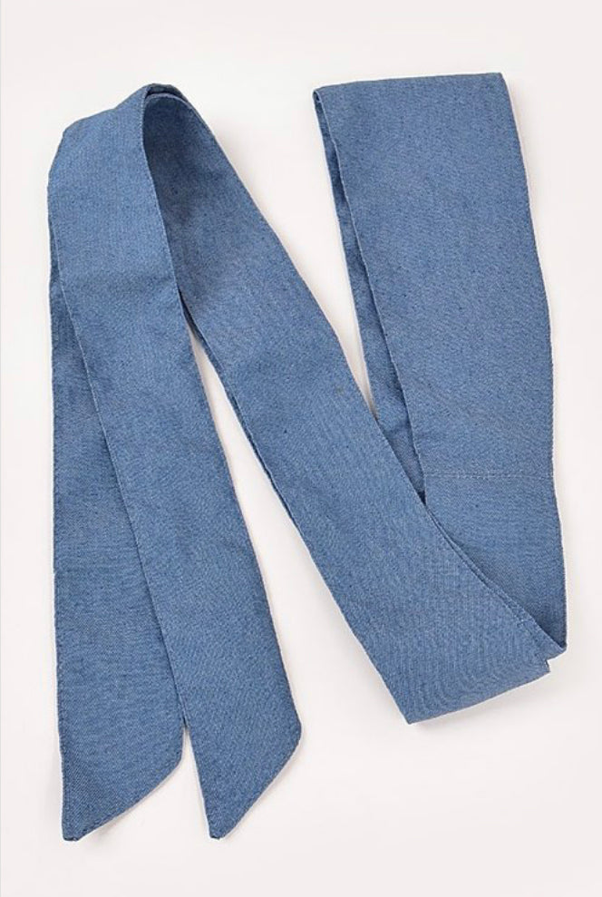 Denim Wrap Belt