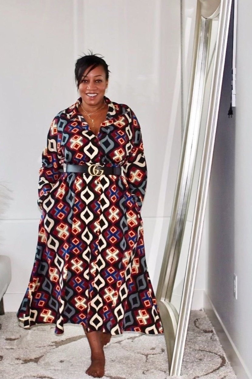 That 70’s Vibe Midi Dress