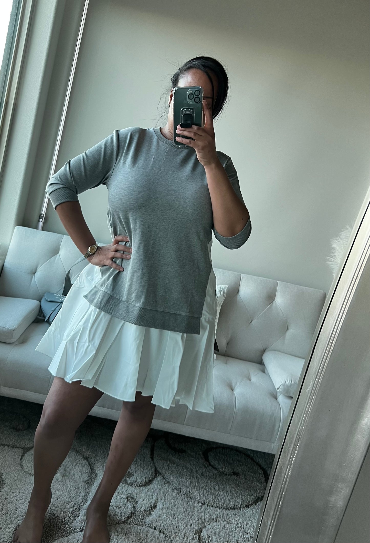Chelsea Color-block Midi Dress
