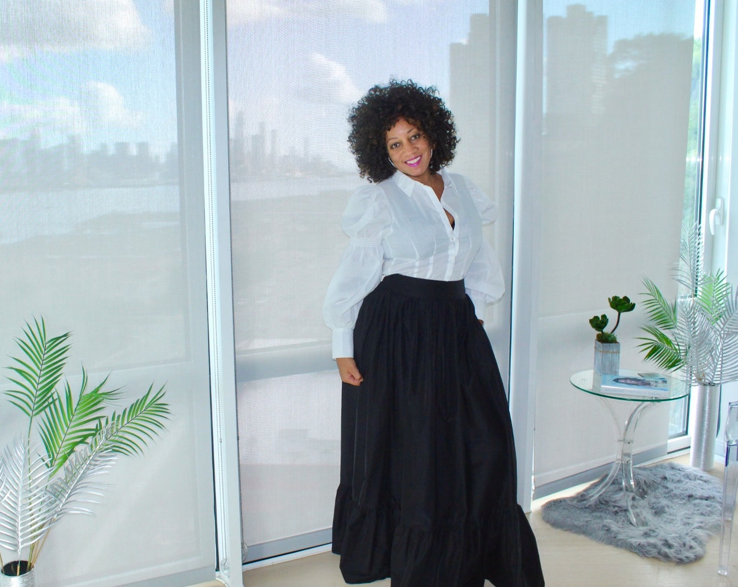 Dynasty Balloon Sleeve Blouse