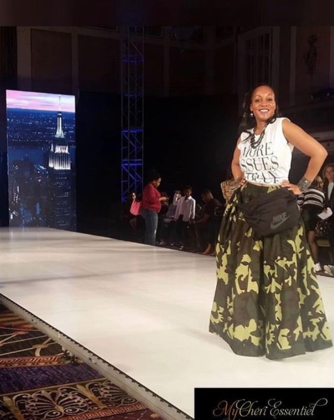 Special Ops Camo Maxi Skirt *SHOP ESSENTIEL MAXI SKIRT FOR MORE PRINTS*