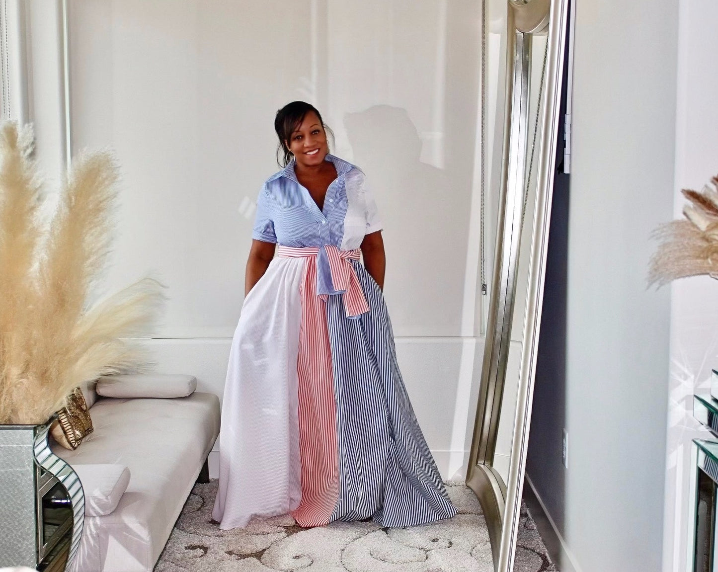 Sherry Striped Maxi Dress