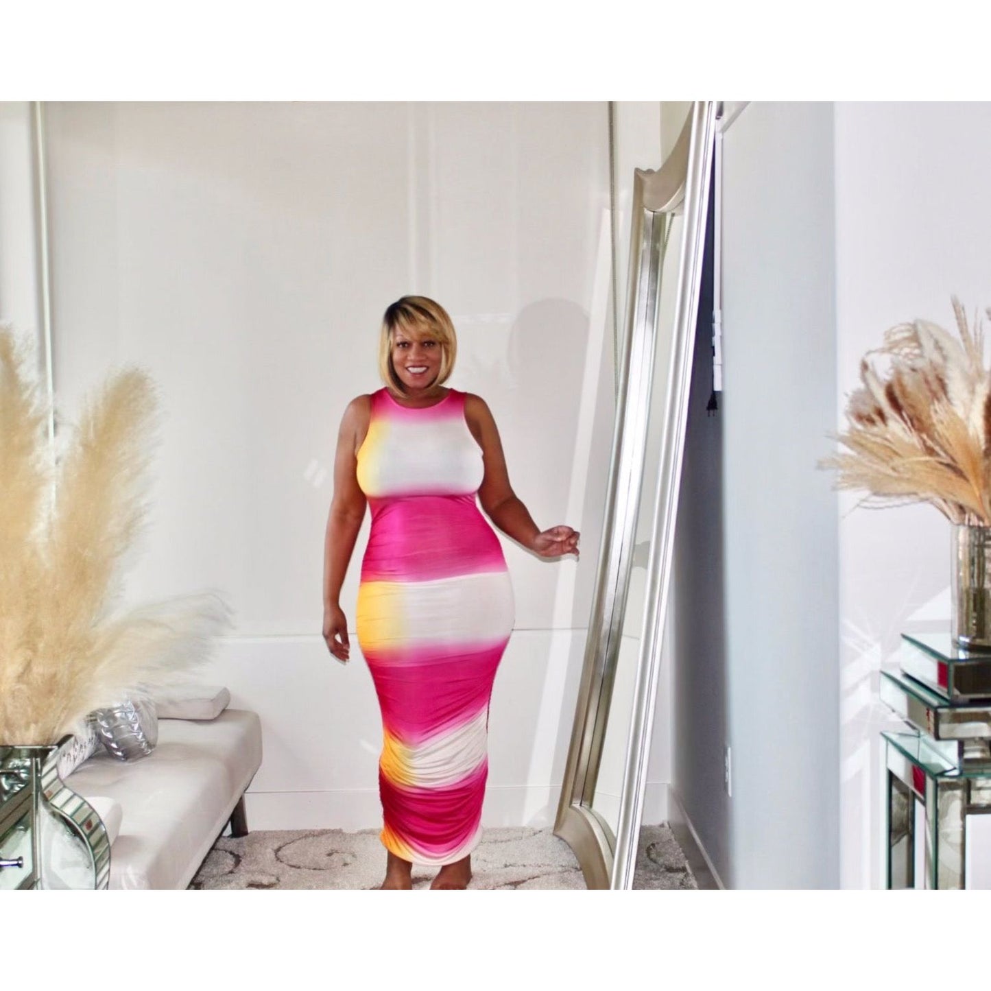 Cola Bottle Midi Dress