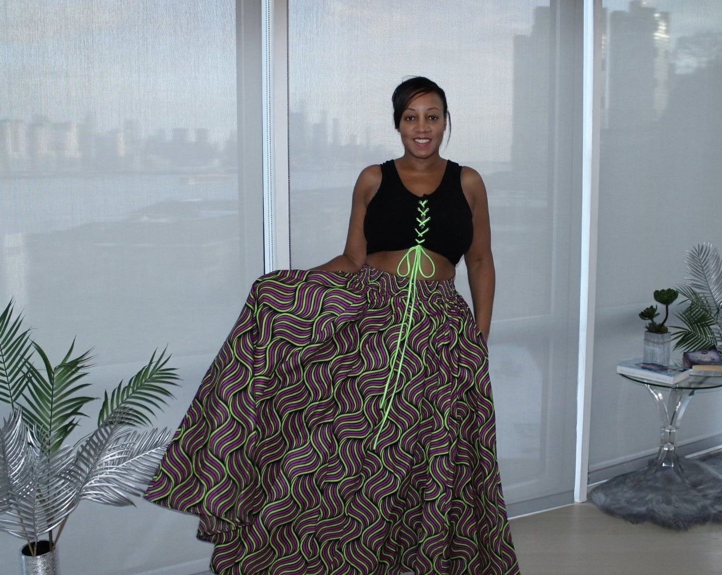 Neon Lights Crop Top