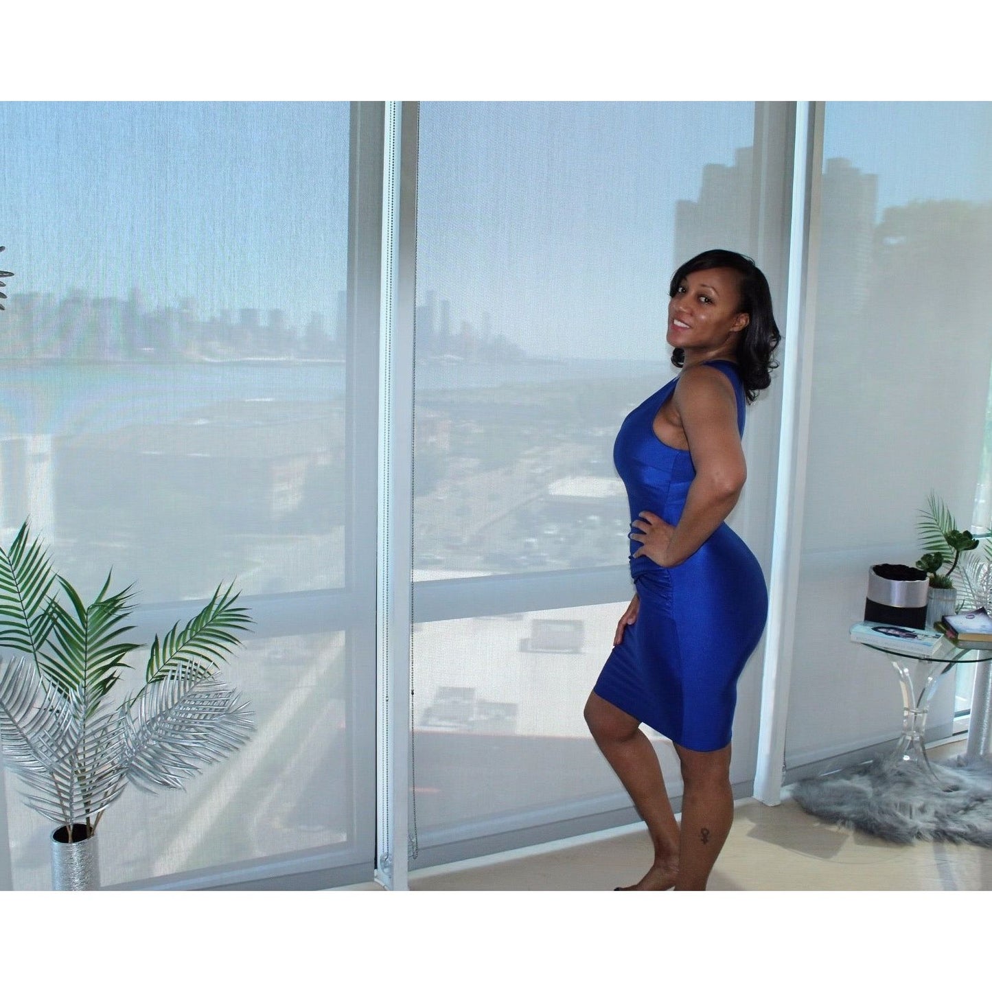 Feeling Blue Bandage Dress