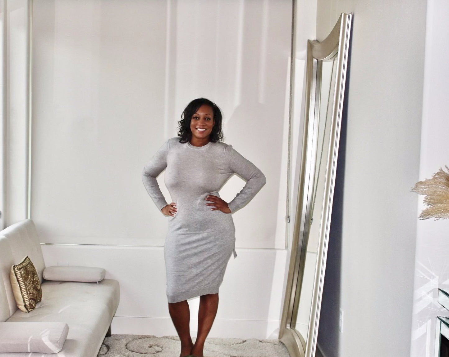 All Tied Up Sweater Dress