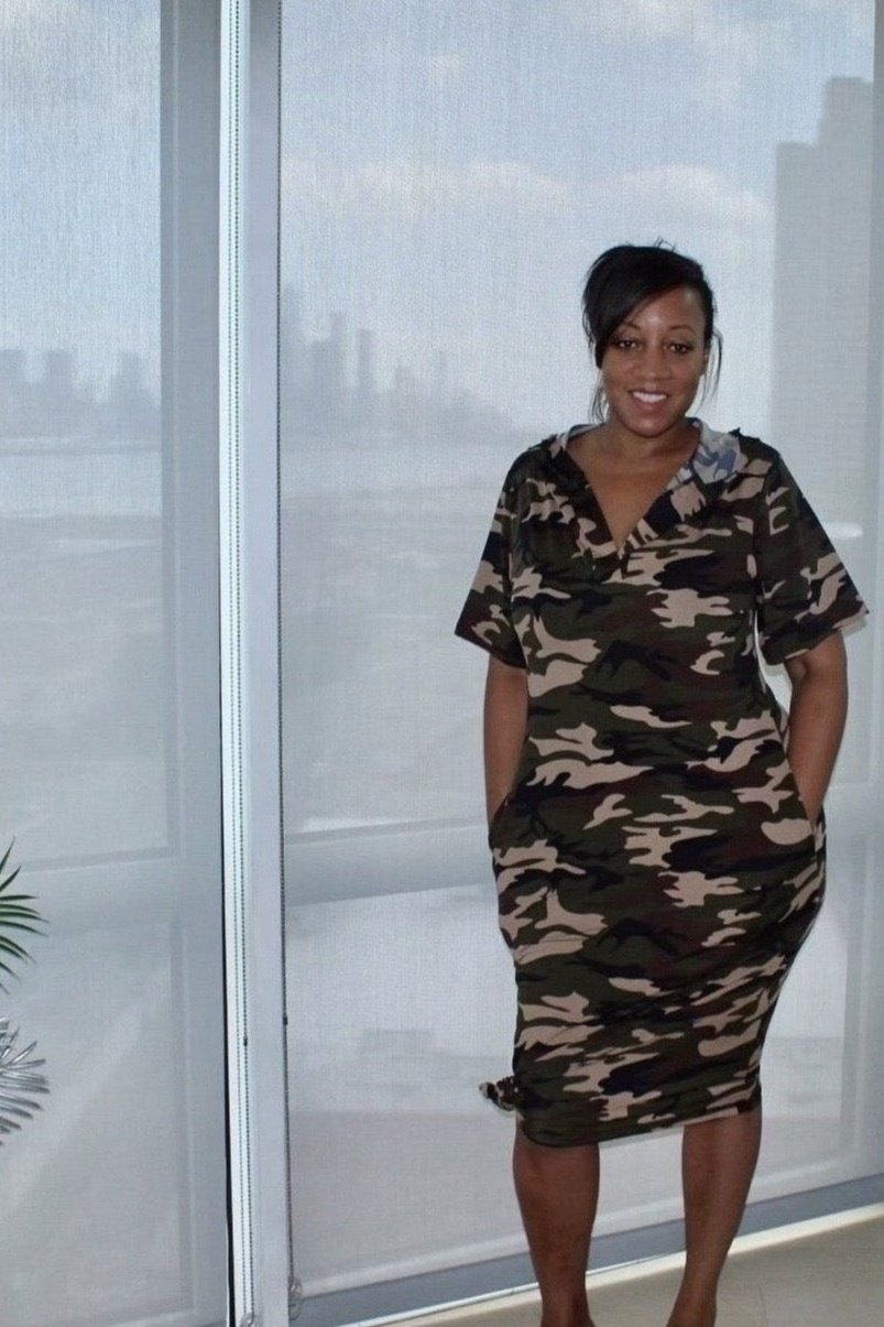 Around My Hood Laser Cut Dress – MyCheriEssentiel