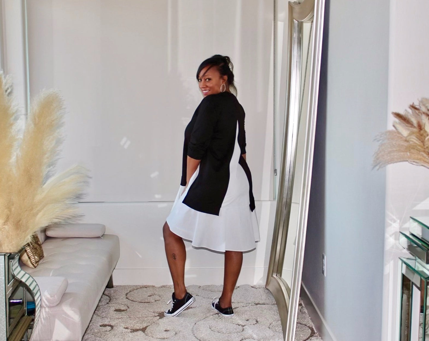 Chelsea Color-block Midi Dress