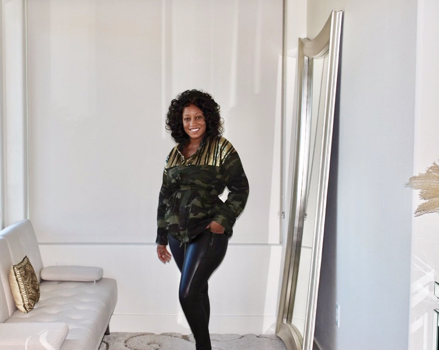 Oooo Pockets Faux Leather Leggings
