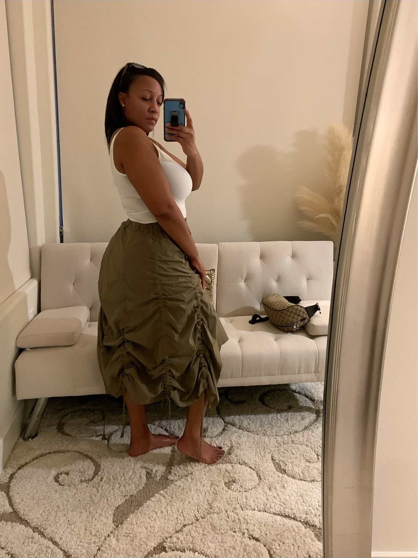 Drawn To You Midi Skirt