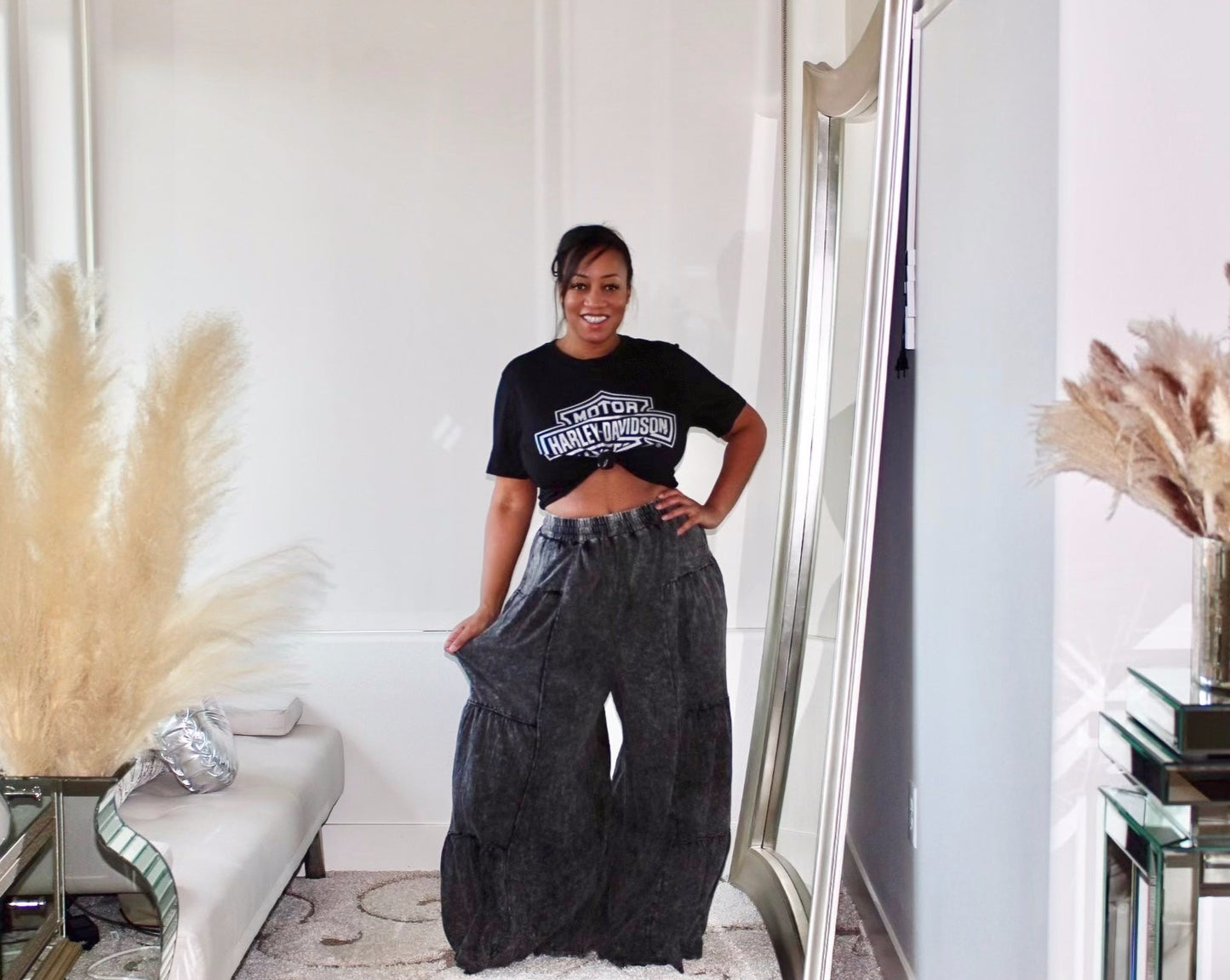 Bet On Black Wide Leg Pants