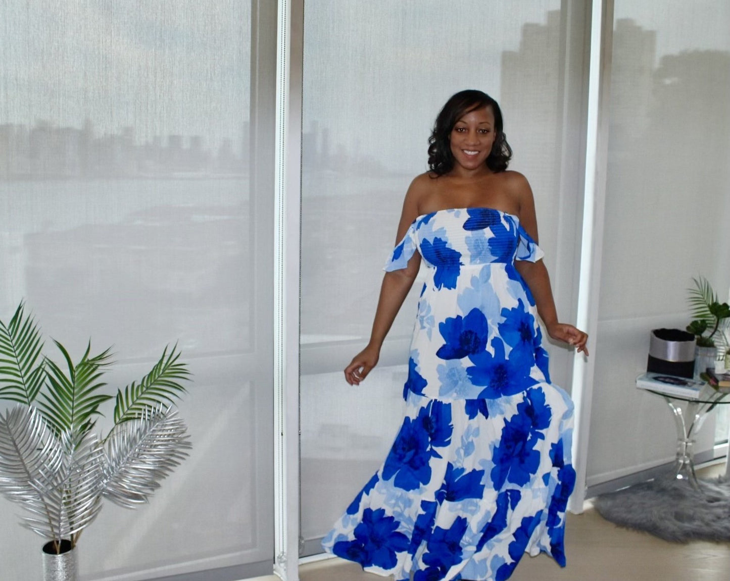 Blue Magic Maxi Dress