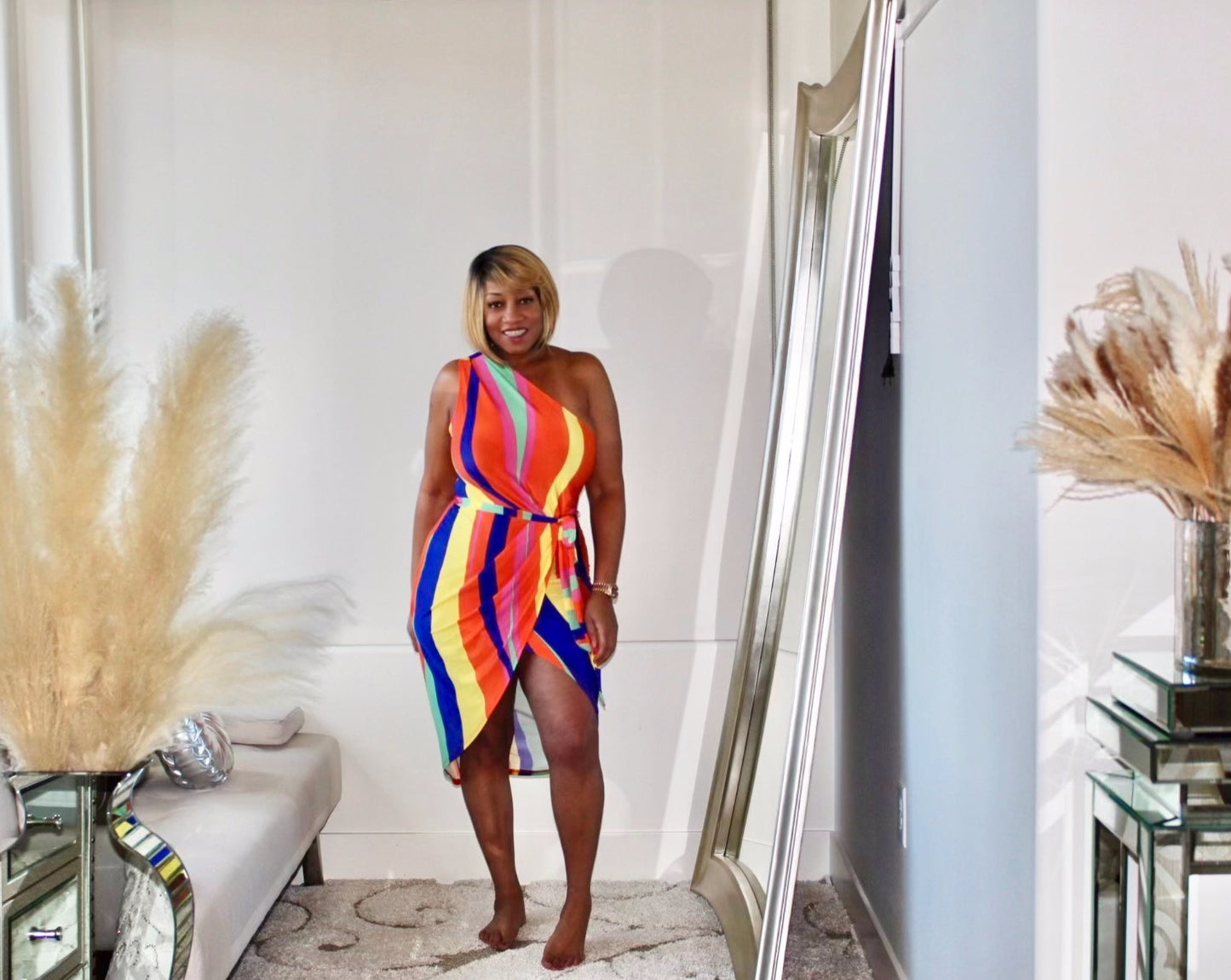 Crayola Colors Midi Dress