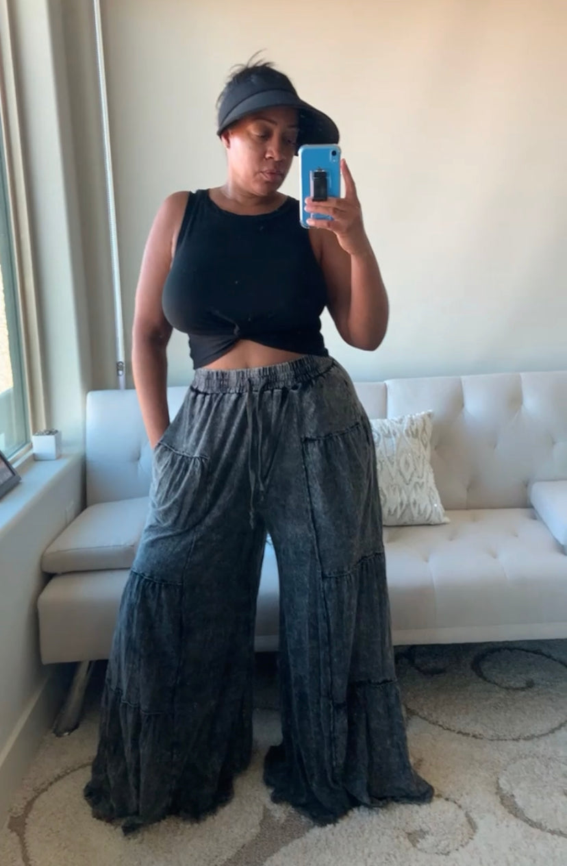 Bet On Black Wide Leg Pants