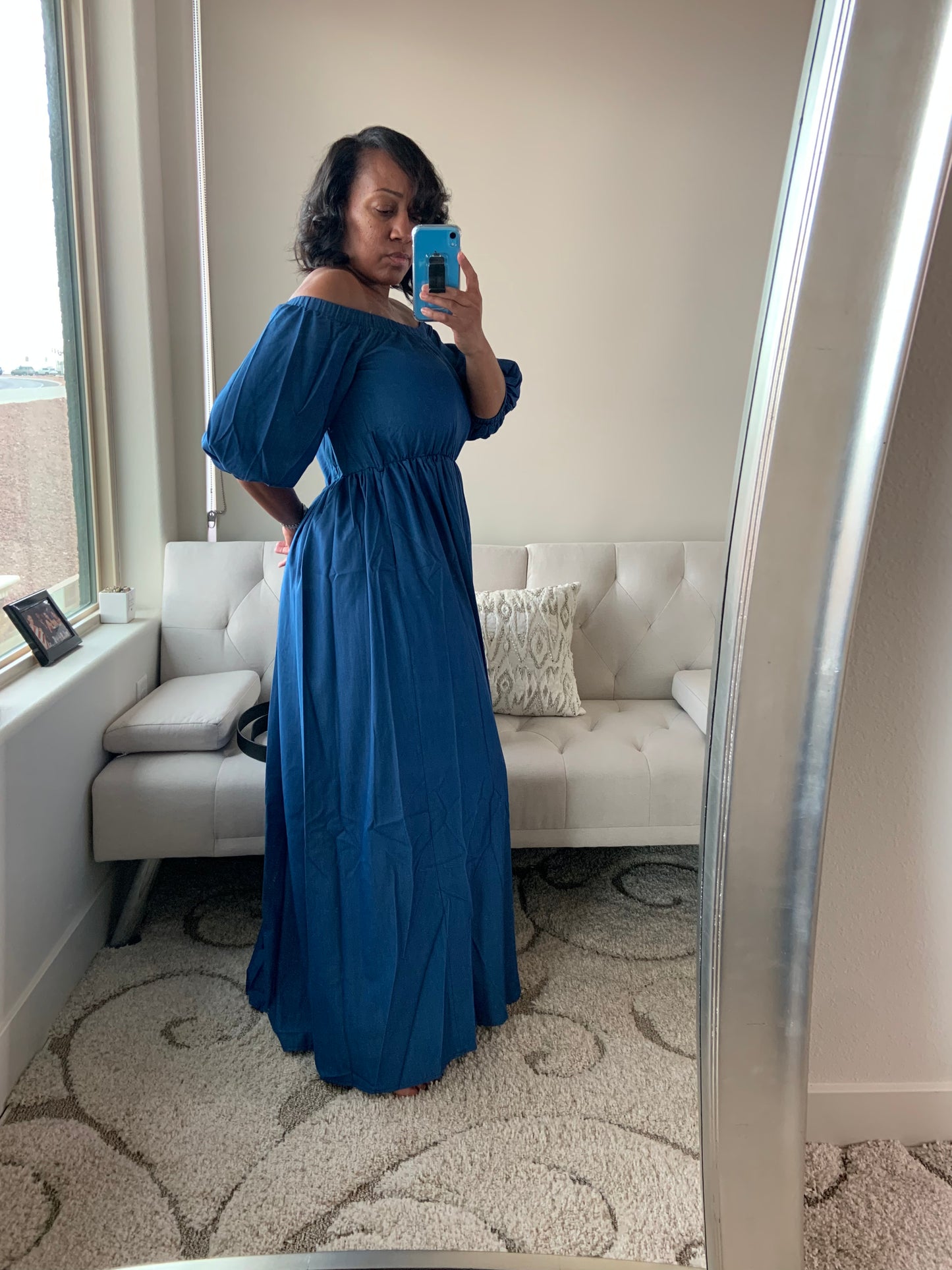 Maxed Out Denim Maxi Dress