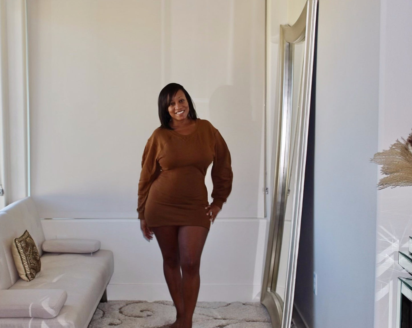 Hourglass Sweatshirt Dress