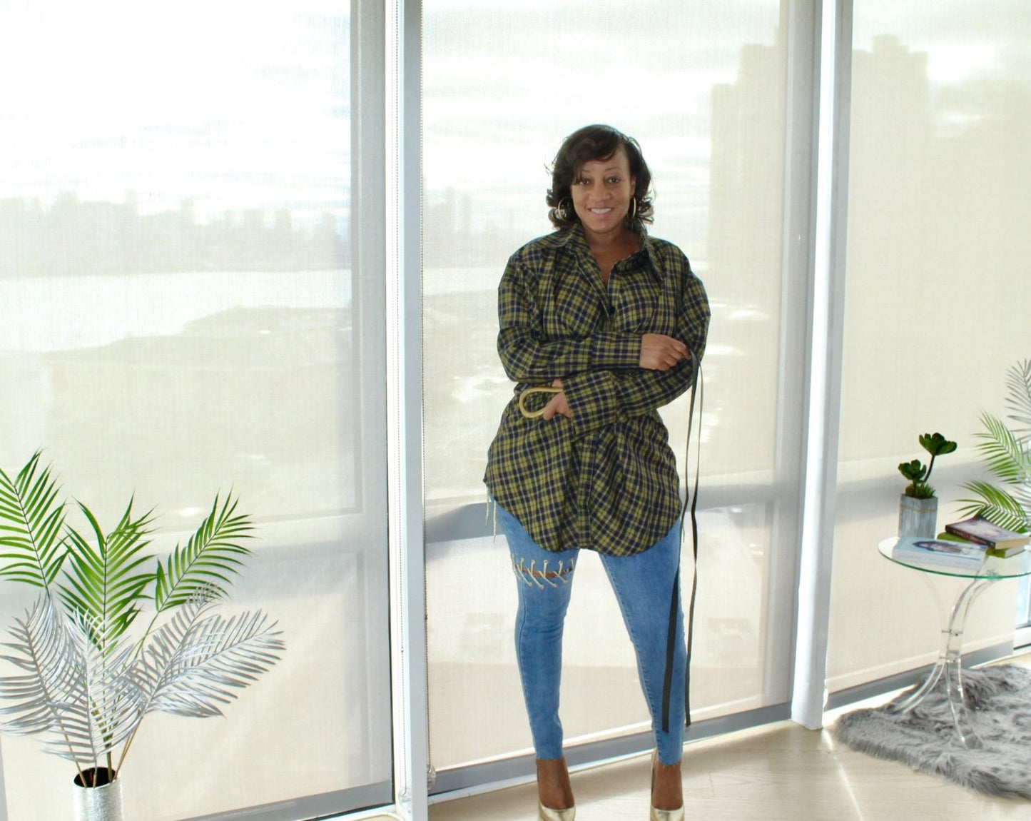 I'm No Plaid Jane Tunic