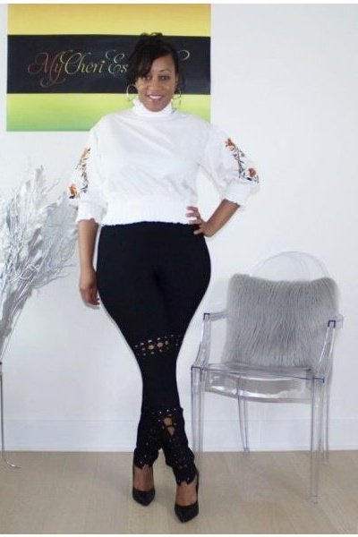 Flo Embroidered Floral Sleeve Blouse