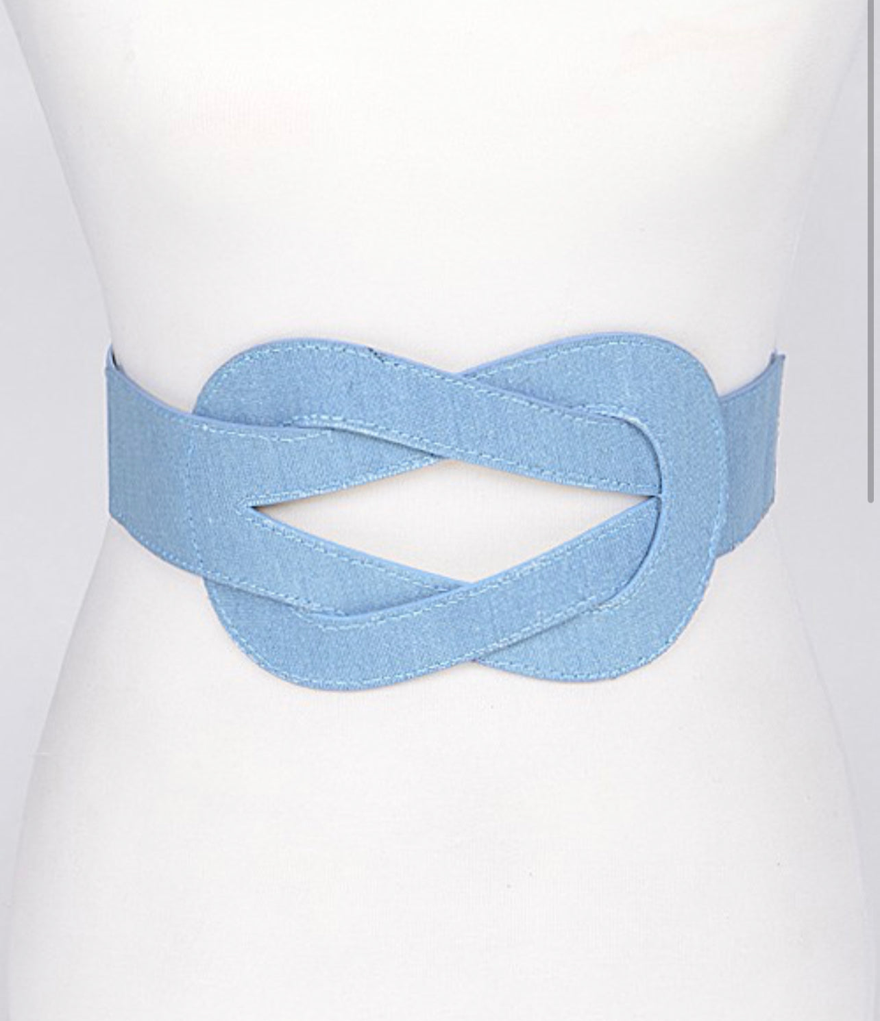 Denim Knot Belt