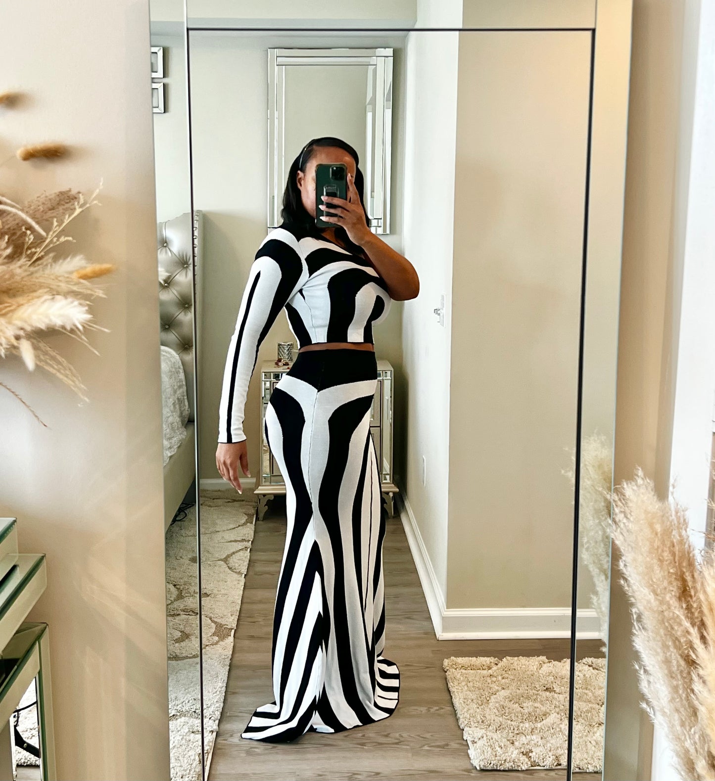 I Draw The Line Skirt Set