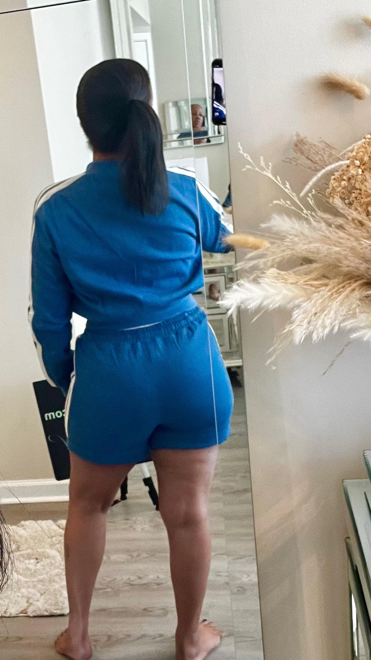 Iconic Denim Short Set