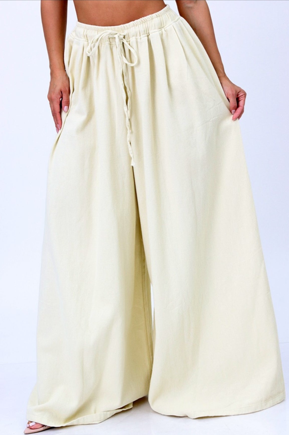 Dioor Denim Wide Leg Pants ***NEW COLORS! LG FITS PLUS! READ FULL DESCRIPTION BEFORE ORDERING!!***