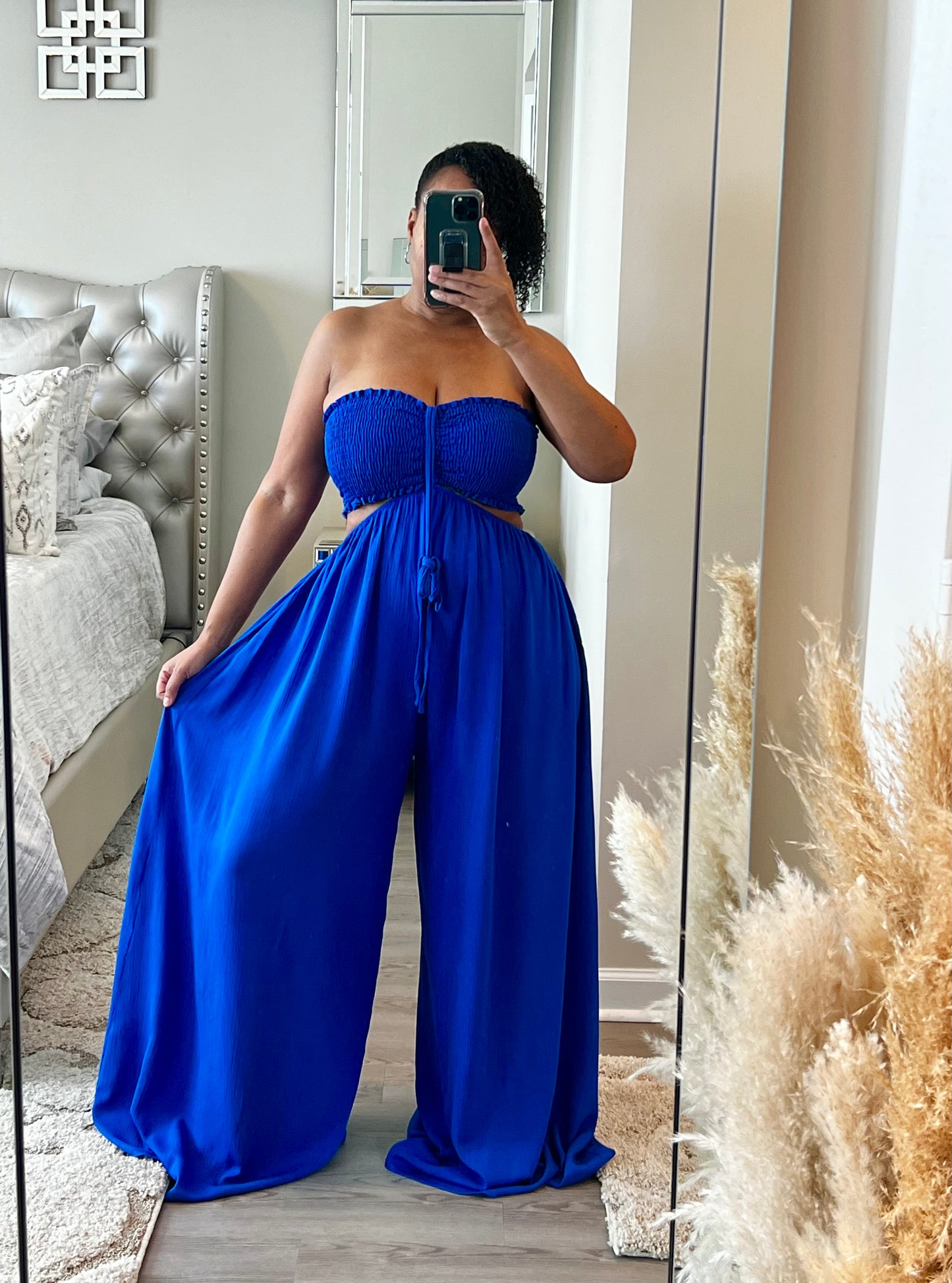Never Feeling Blue Maxi Dress & Jumpsuit