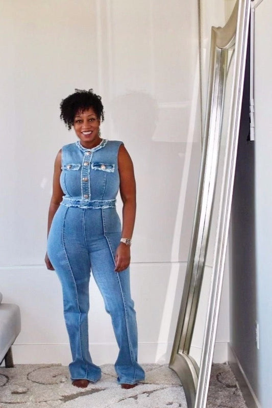 Coco Denim Jumpsuit