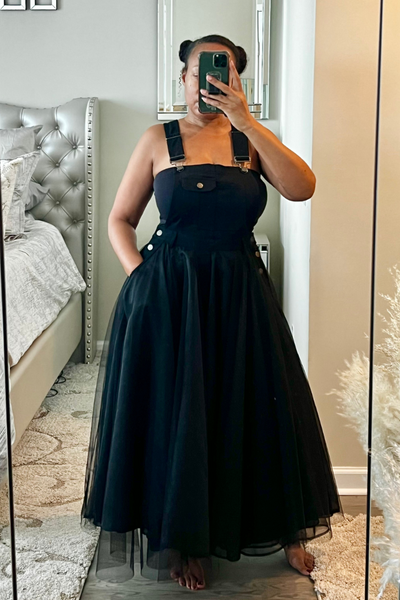 ANDRÉSD / tulle vest all in one dress ANDRÉSD】Tulle Vest All-in-One Dress