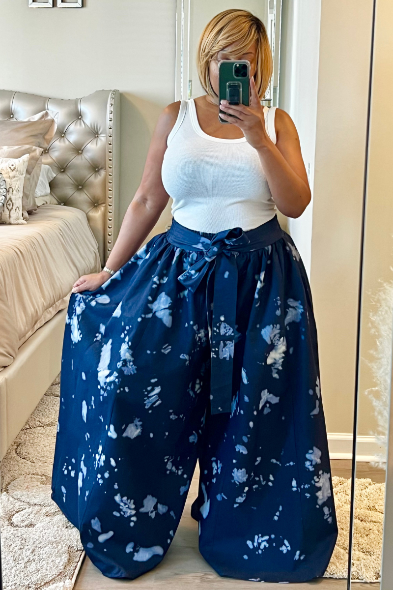 Fade To Blue Wide Leg Pants