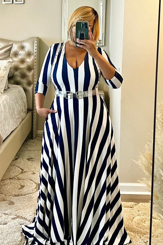 MyCheri V-neck Maxi Dress