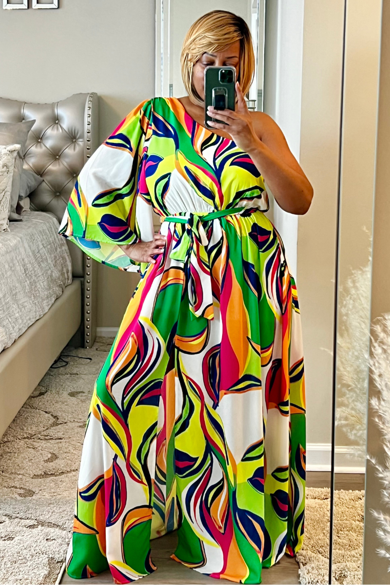 Wanderlust One Shoulder Maxi Medium