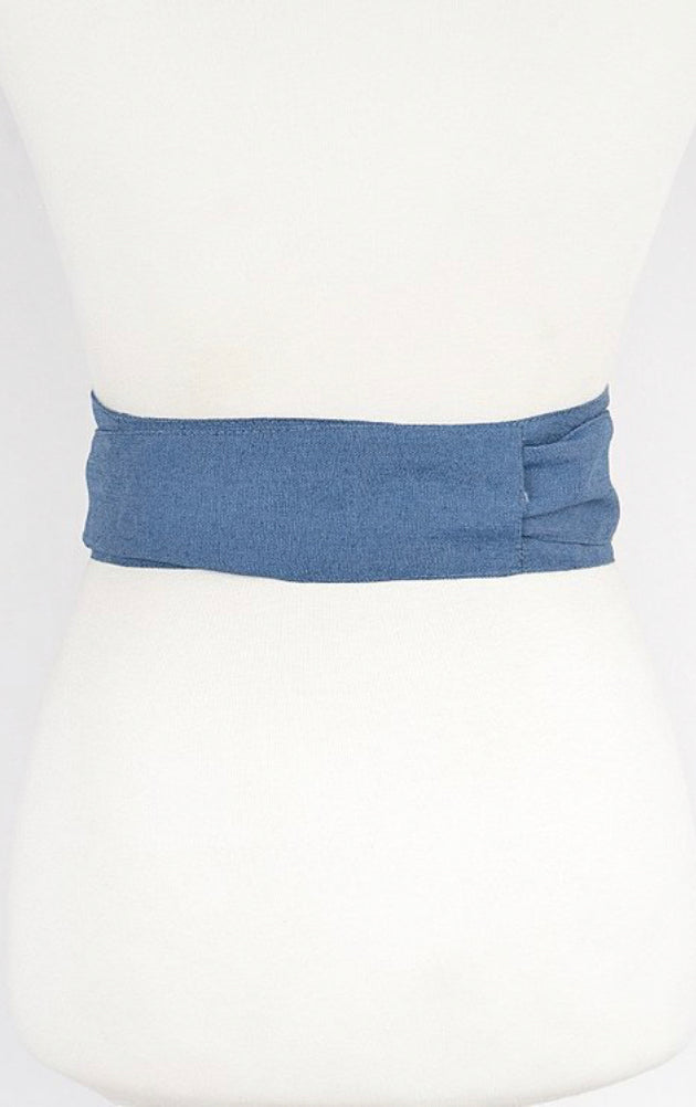 Denim Wrap Belt