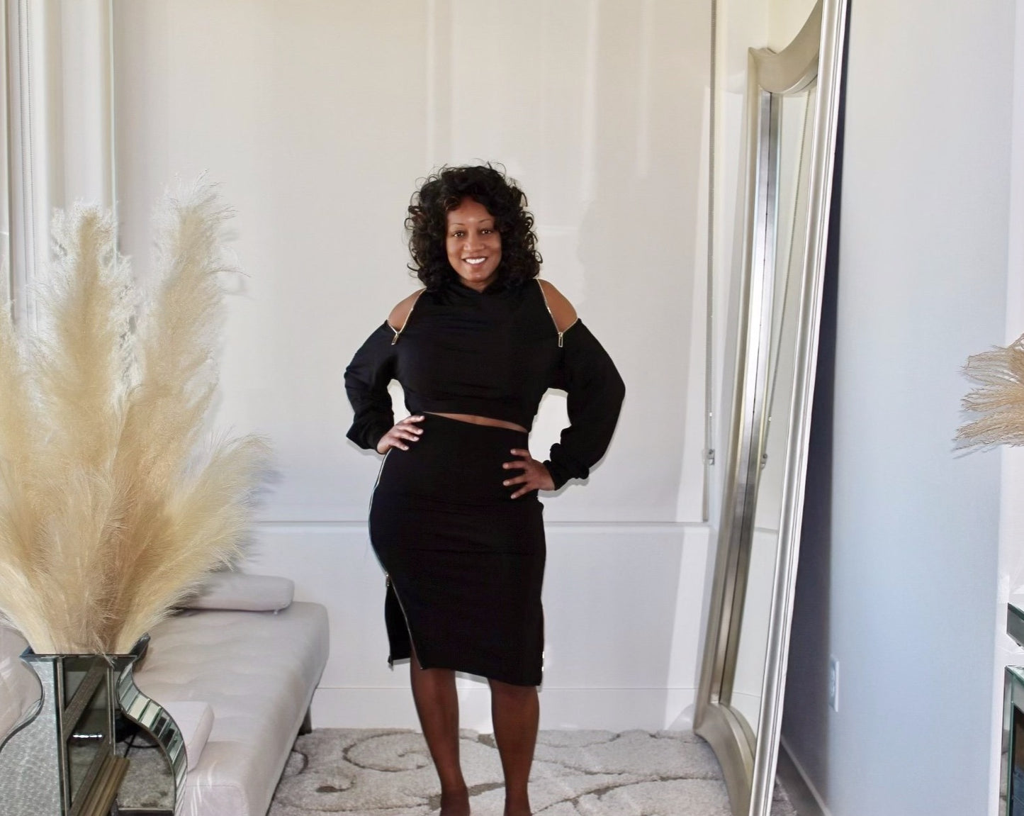 It's All Hood Skirt Set
