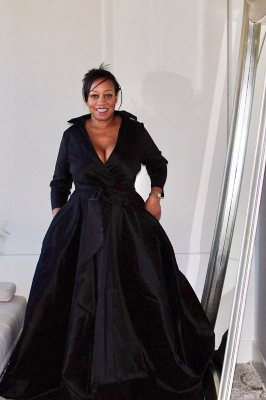 Extravaganza Taffeta Gown