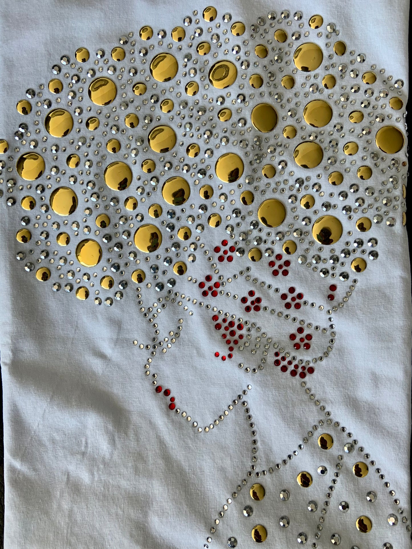 Afro Queen Studded Tee