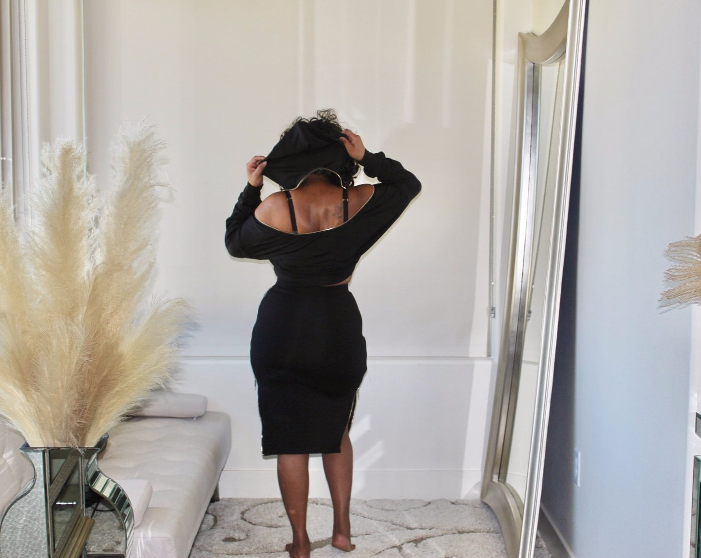 It's All Hood Skirt Set
