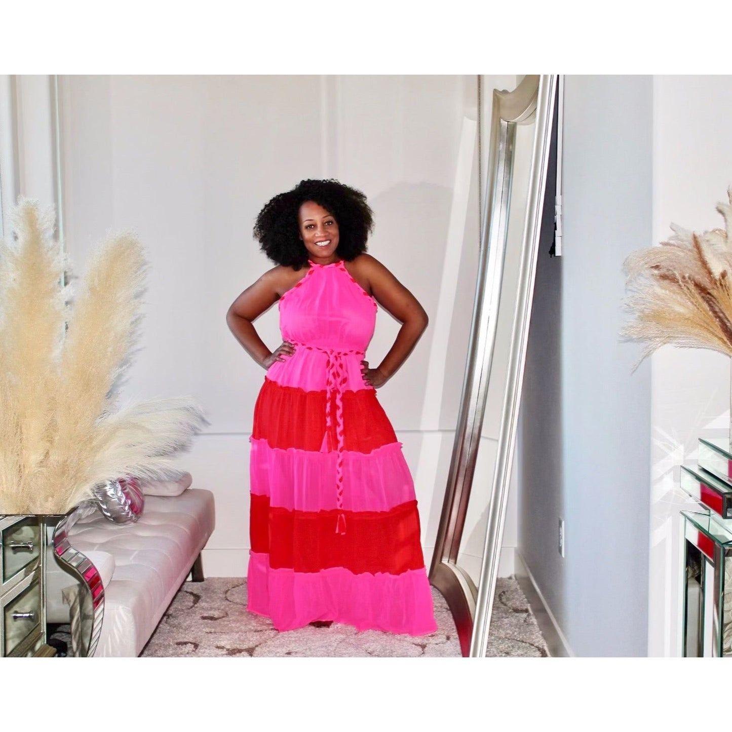 Strawberry Shortcake Maxi Dress