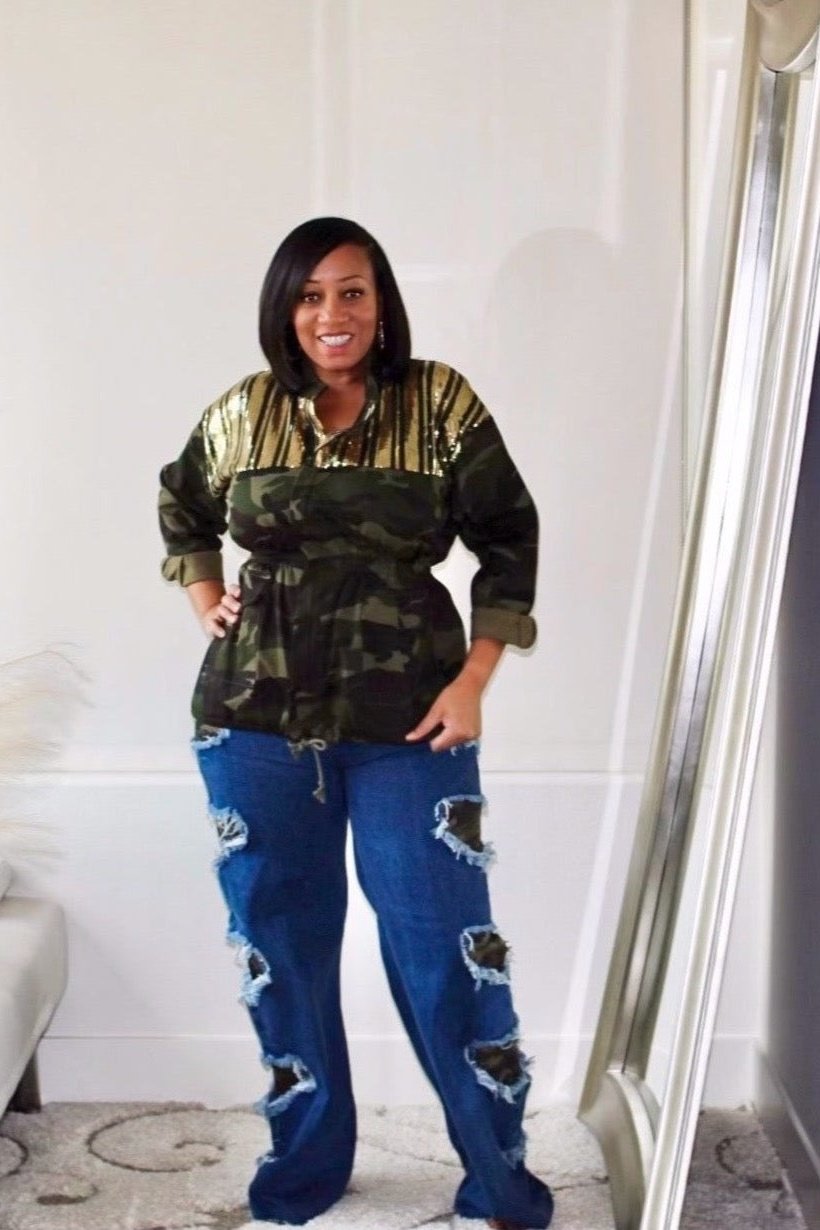 Never Stressed Distressed Jeans
