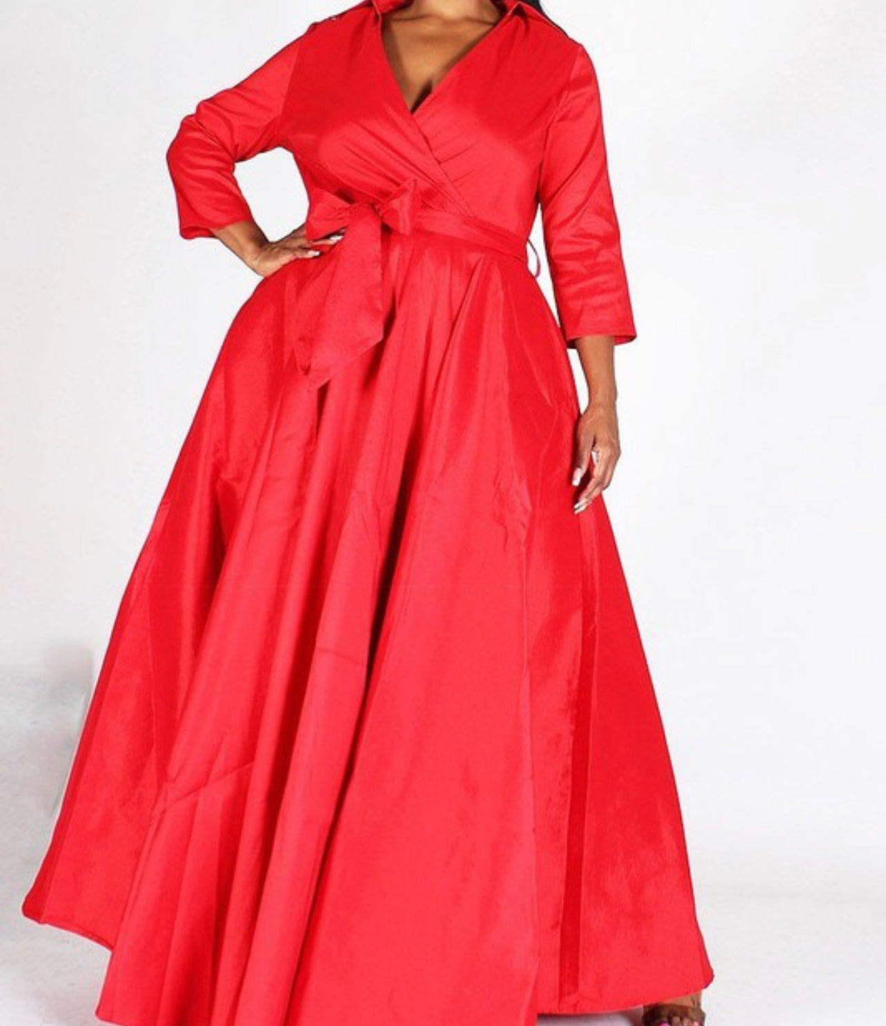 Extravaganza Taffeta Gown