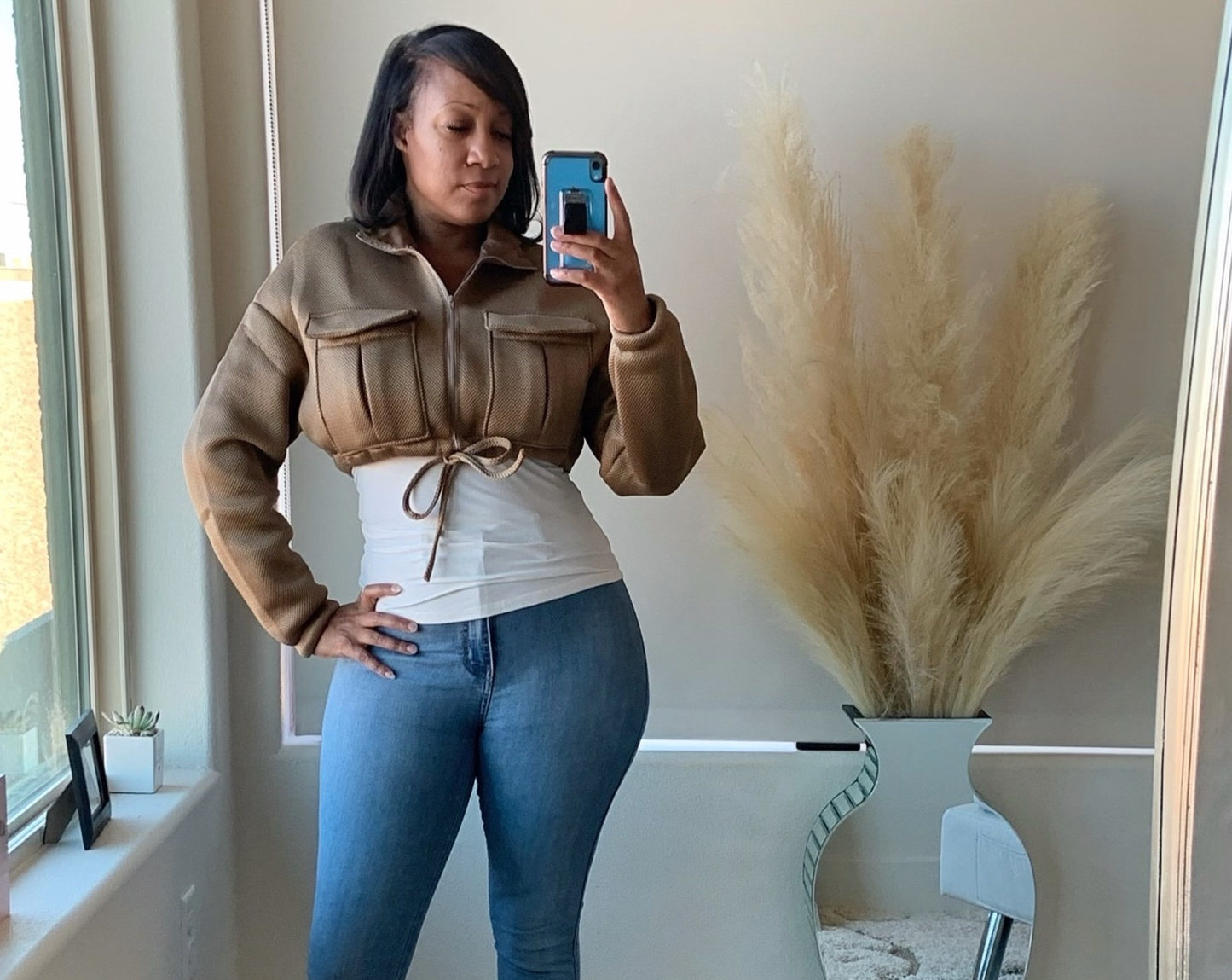 Jacked Up Crop Jacket