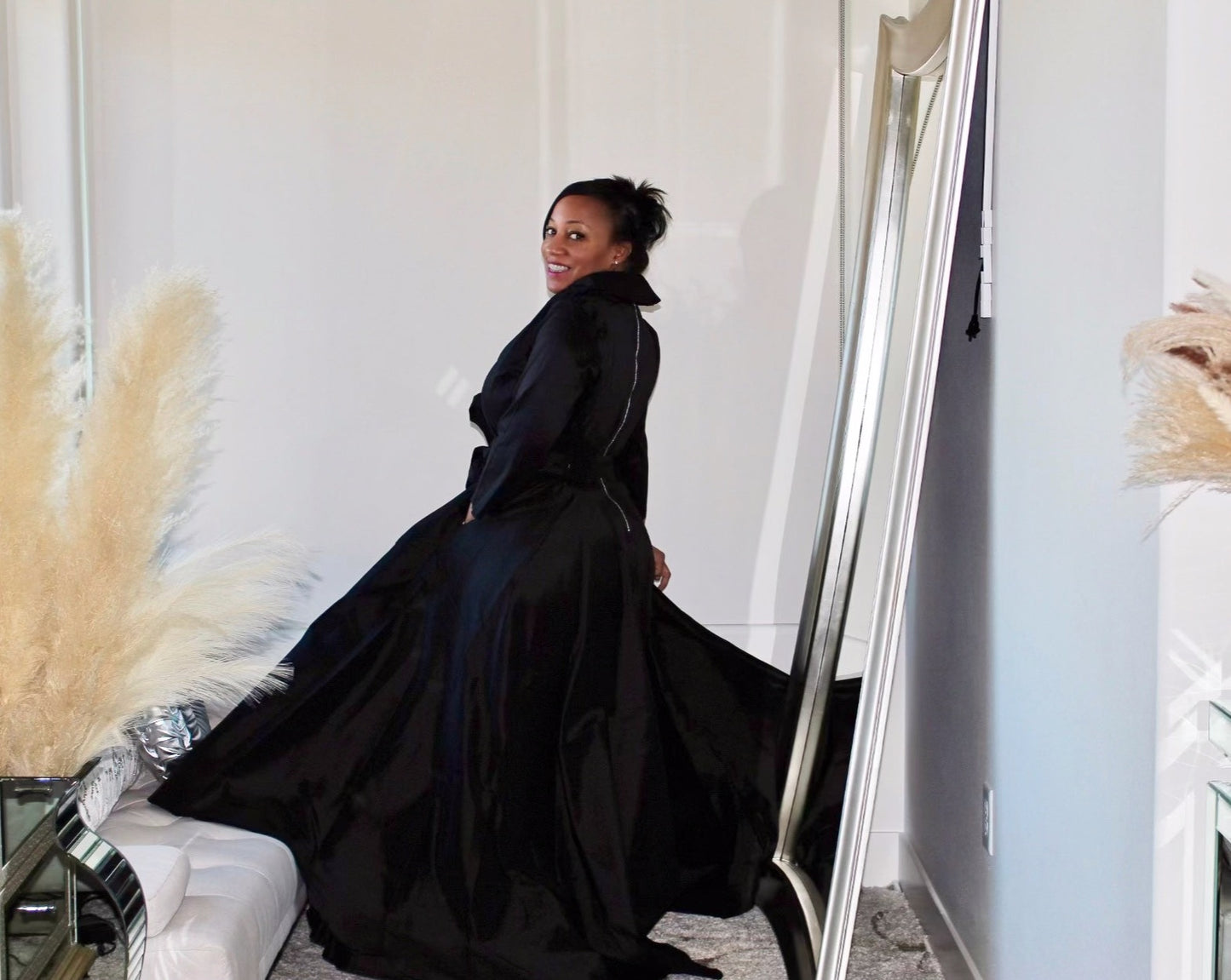 Extravaganza Taffeta Gown