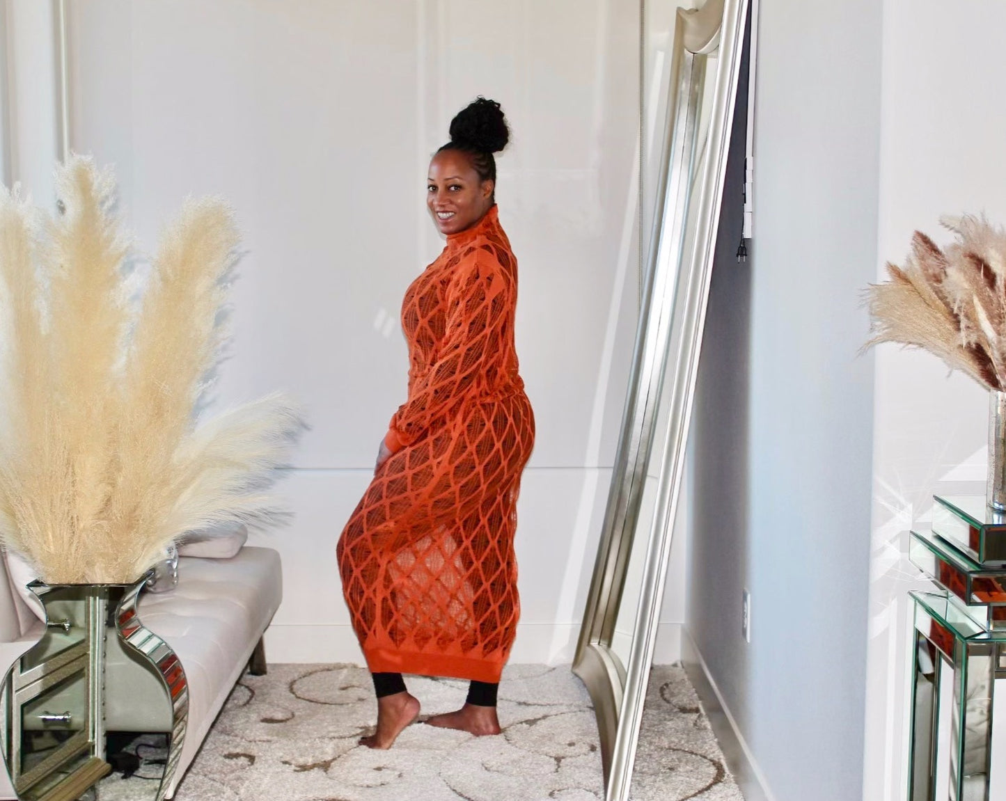 Cassie Crochet Maxi Dress